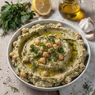 Garden Chickpea Dill Dip