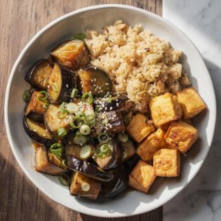 Miso Maple Eggplant
