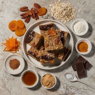 Orange High-Energy Oat Bars