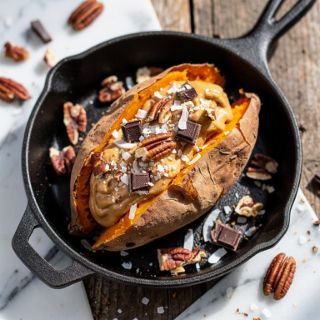 Dessert Baked Sweet Potato