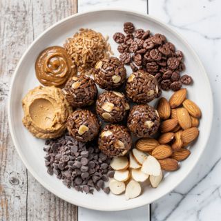 Chocolate Almond Crispy Bites