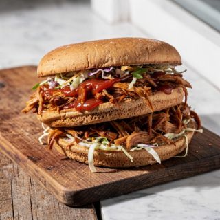Pulled Pork Jackfruit Sandwich