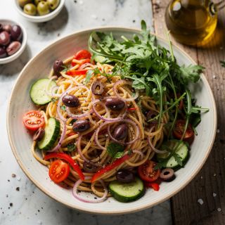 Healthy Pasta Salad (20-minutes!)