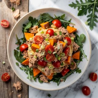 No Mayo Sweet Potato Tuna Salad