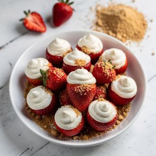 Cheesecake Stuffed Strawberries