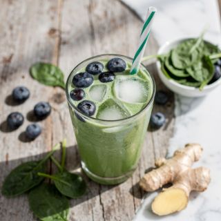 Blueberries-Green Smoothie #43